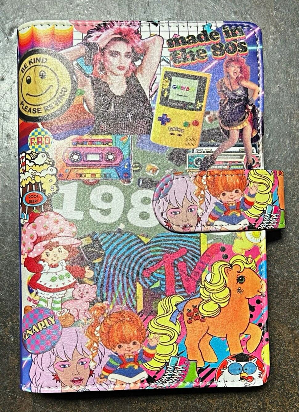 Made in the 80's Faux Leather Size A6 Binder with stationery